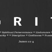 Grit spiritual perserverance